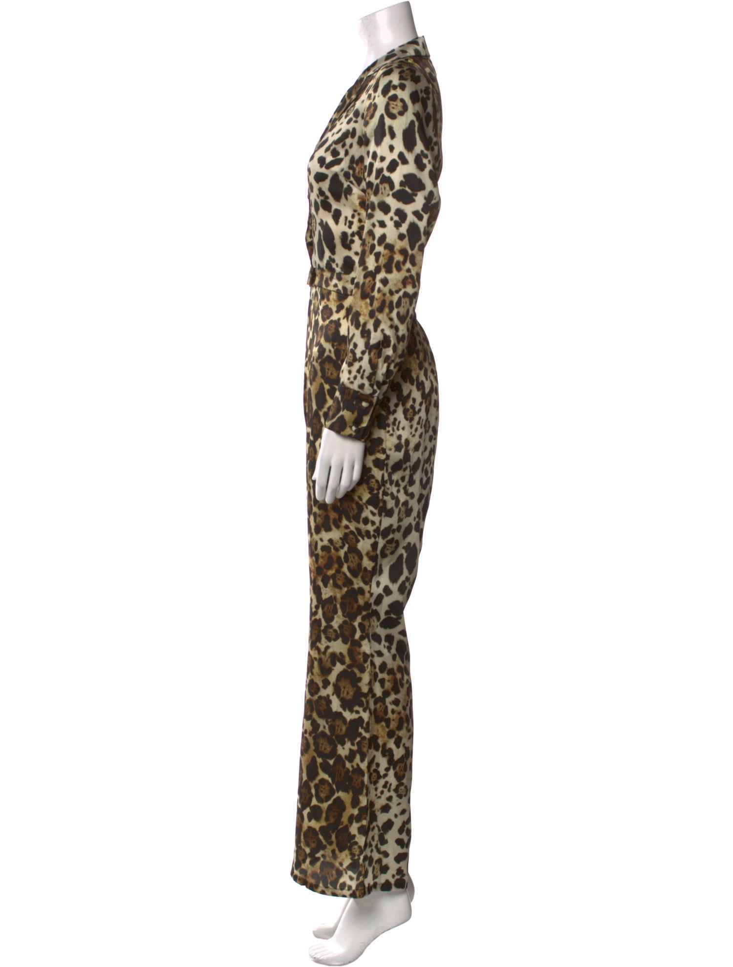 Alexis Animal Print V-Neck Jumpsuit